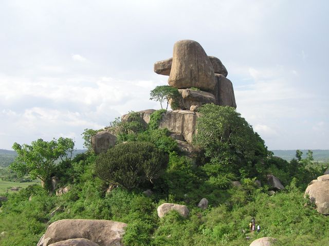 Large rock formations Large rock formations